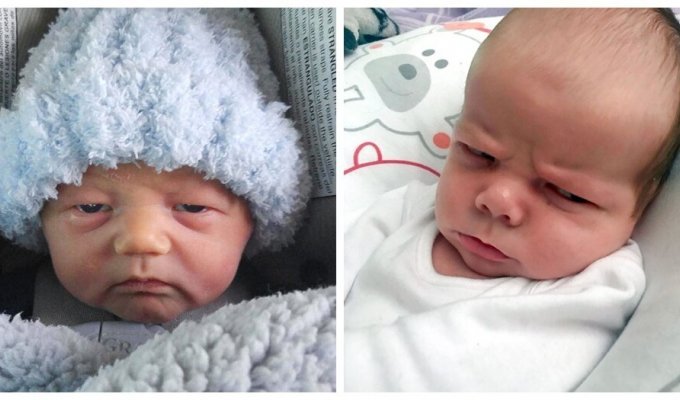 25 babies who, from the cradle, realized the frailty of existence (26 photos)