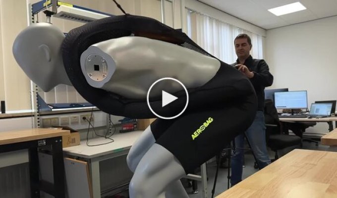 В Бельгии разработали подушку безопасности для велосипедистов