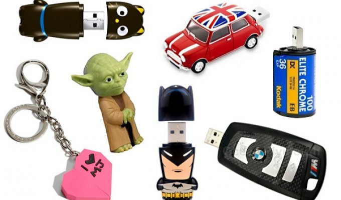 Десятка оригинальных подарочных USB-флешек, которые можно купить в России (20 фото)