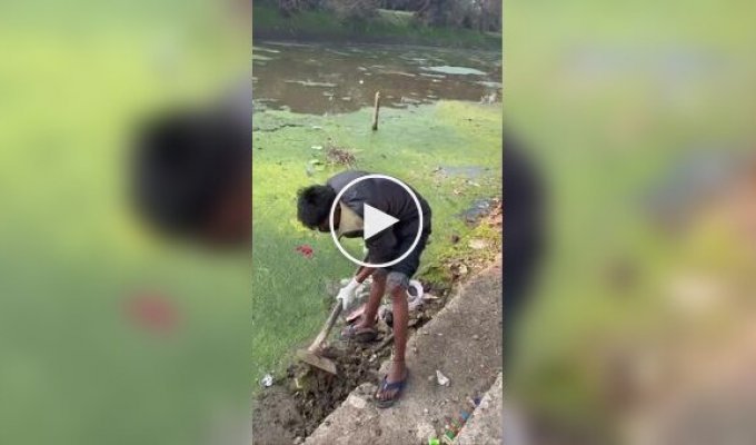 An Indian student single-handedly cleaned up a polluted river
