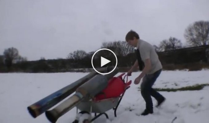 Как быстро почистить от снега поле