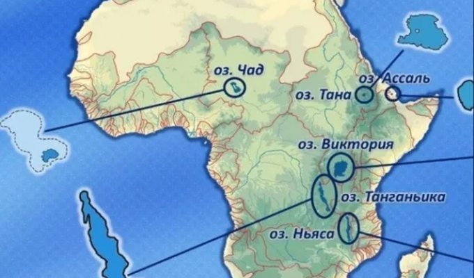 Исчезнувшее гигантское озеро: куда делось водное чудо размером с Каспийское море? (6 фото)