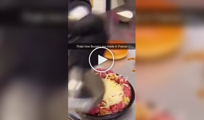 Бургер, который невозможно съесть: французский рецепт