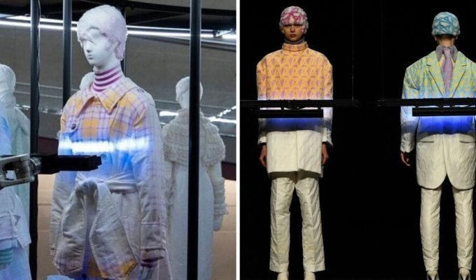 Fashion Science: Japanese brand has created clothes, the color and pattern of which is revealed only under the influence of ultraviolet light (13 photos + 1 video)
