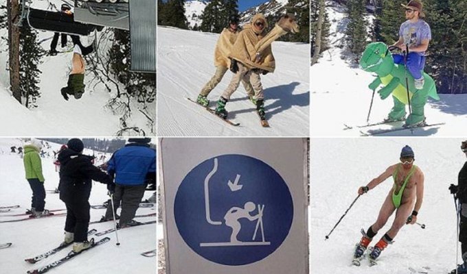 Самые смешные фотографии с лыжных склонов (16 фото)