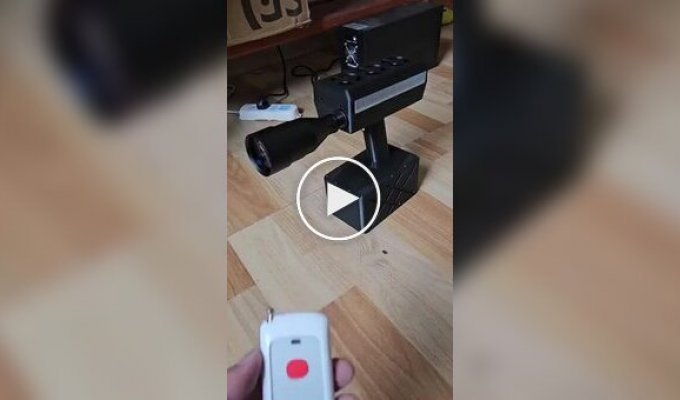 Мощный лазер: прожигаем дерево насквозь