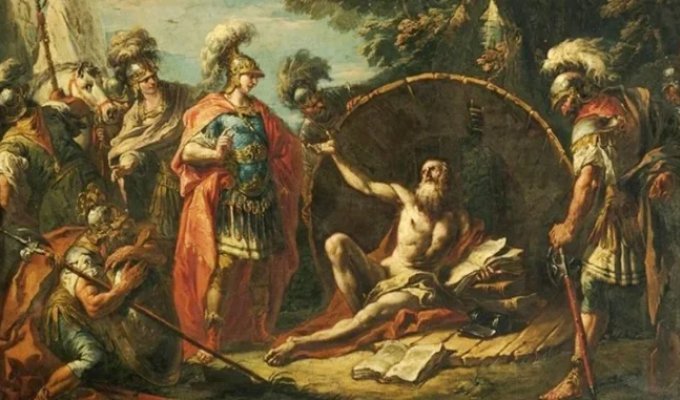Why the ancient Greek philosopher Diogenes lived in a barrel (8 photos)