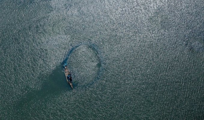 Удивительные виды Республики Бангладеш с воздуха: снимки пилота (14 фото)