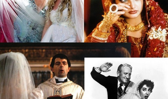 Самые красивые свадьбы в фильмах (10 фото)