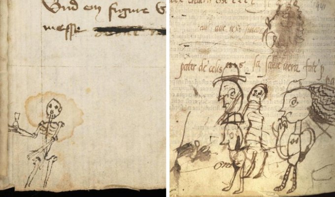 Студенческие каракули, обнаруженные на страницах древнейших книг и рукописей (8 фото)