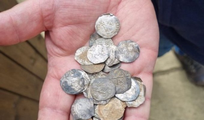 Британский кладоискатель нашел древние монеты стоимость в 200 000 фунтов стерлингов (5 фото)