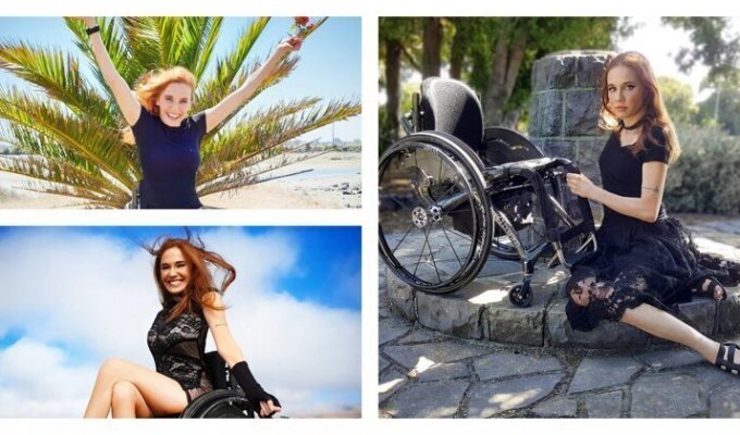 Девушка в инвалидной коляске стала успешной моделью (17 фото)