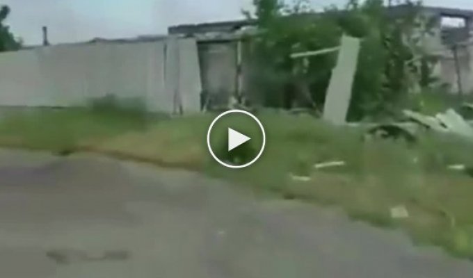 Щурово, Донецкая область, последствия вражеского обстрела