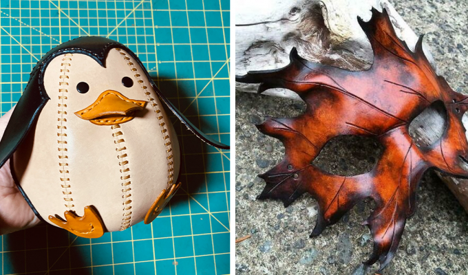 30 Stunning Leather Products Craftsmen Shared Online (31 Photos)