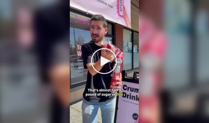 A cocktail with 186 grams of sugar has been released in the US