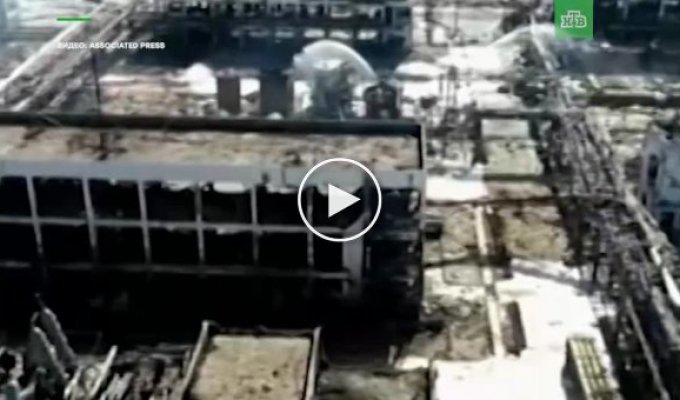 Последствия взрыва на китайском химическом заводе