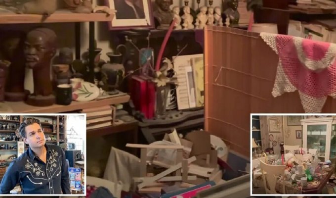 An antiques lover got rich by buying an old house (5 photos + 1 video)