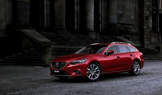 Компания Mazda представила первые фотографии универсала Mazda6 (5 фото)