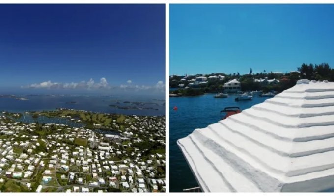 Белая кровля Бермуд: как дефицит пресной воды создал архитектурный символ (10 фото + 1 видео)