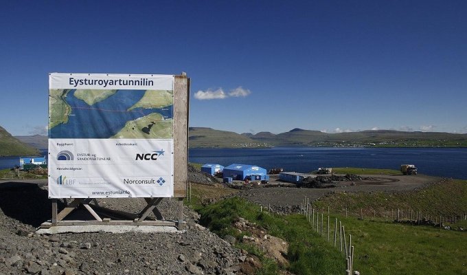 На Фарерских островах построили автомобильную развязку на дне Атлантического океана — первую в мире (3 фото)