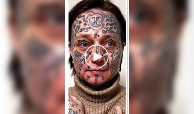 Чоловік витатуював своє ім'я на особі та тілі жінки близько 250 разів