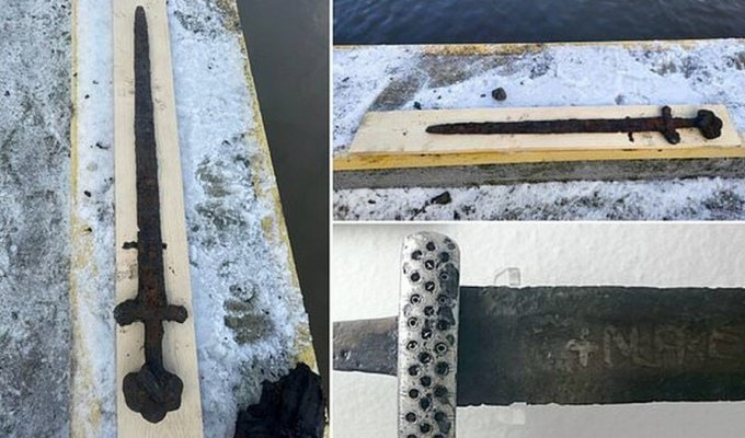 In Poland, Ulfbert's sword was found at the bottom of a river in excellent condition (5 photos + 1 video)