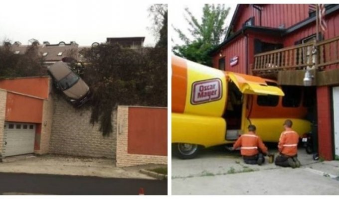 17 traffic accidents that have no logical explanation (18 photos)