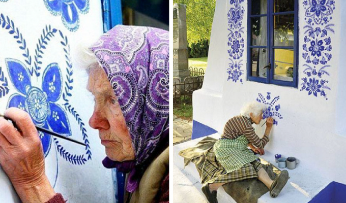 90-летняя бабушка из Чехии превращает деревню в художественную галерею (17 фото)