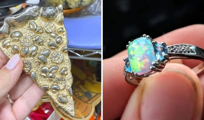 16 cases when people were lucky enough to stumble upon valuable items made of gold and silver at flea markets (18 photos)