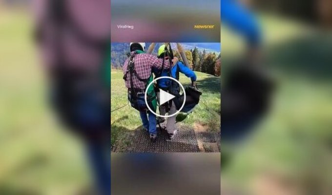 Первый полет туриста на дельтаплане превратился в борьбу за жизнь