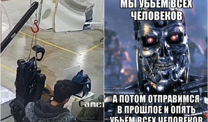В Китае робот внезапно отлупил инженеров прямо во время тестирования (1 фото + 2 видео)