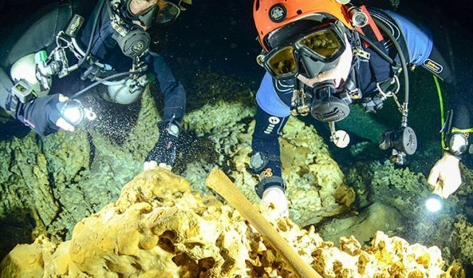 В подводных пещерах Мексики нашли уникальные артефакты цивилизации майя (10 фото + 1 видео)