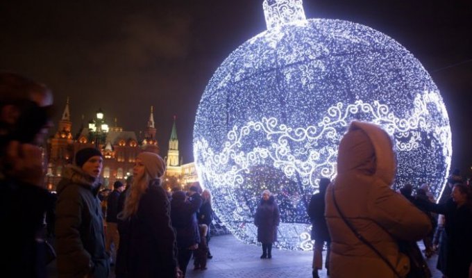 Новогодняя сказка в Москве (31 фото)