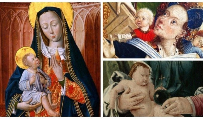 "Уродливые младенцы эпохи Возрождения": не мышонок, не лягушка, а неведома зверушка (26 фото)