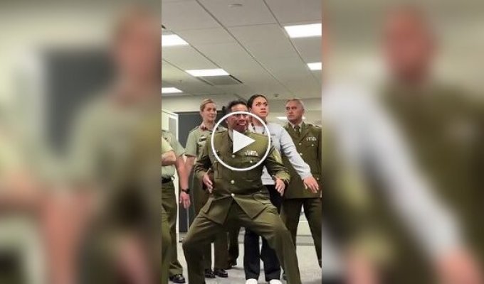 This is how the New Zealand army welcomes a new commander