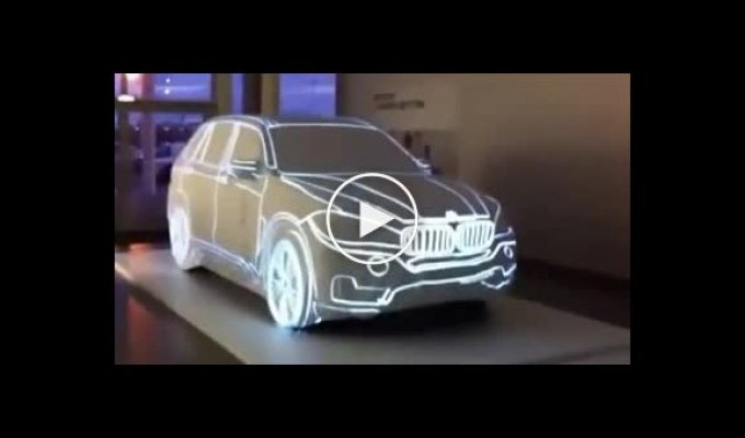 Новый вид авторекламы от BMW X