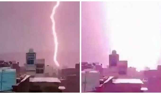 В Индии молния ударила в башню и убила туристов, делавших селфи (8 фото + 1 видео)