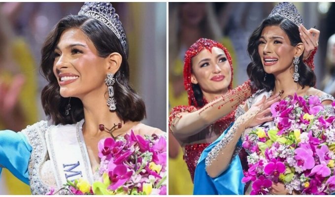 A model from Nicaragua became Miss Universe (2 photos + 1 video)