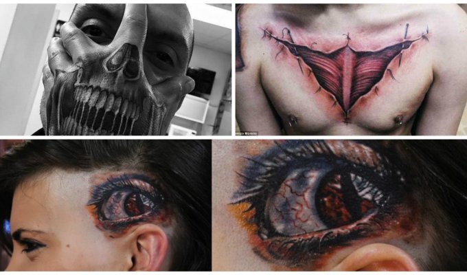 27 татуировок, которые поражают своим реализмом (27 фото)