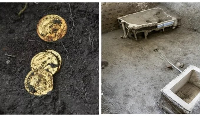 Two Pompeii Eruption Victims Found with Coins and Jewels (9 Photos + 2 Videos)