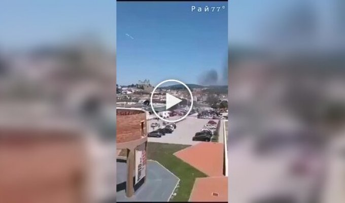 Мощным взрывом газового оборудования закончились празднества в Португалии