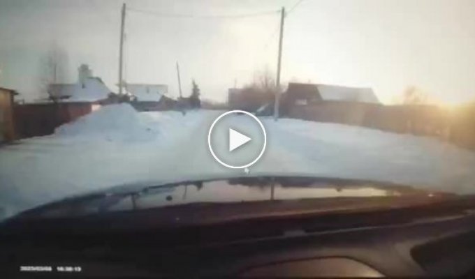 In the Kurgan region, a girl rolled down a hill under a car and ended up in a hospital