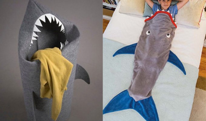 20 лучших подарков для маленьких любителей акул (21 фото + 1 гиф)