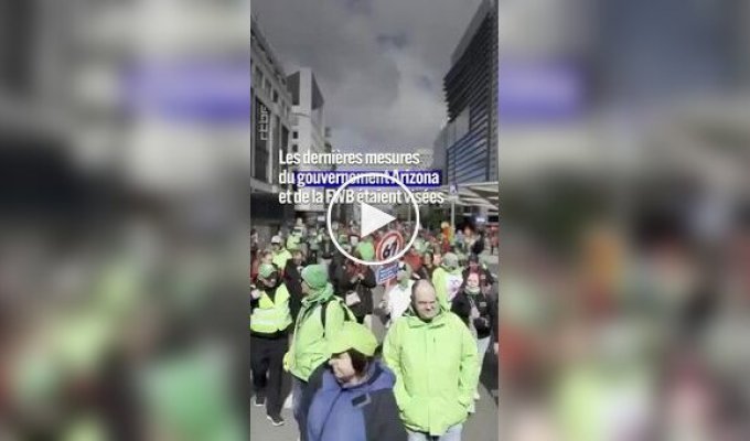 Tens of thousands of Belgians waged war against the number 67