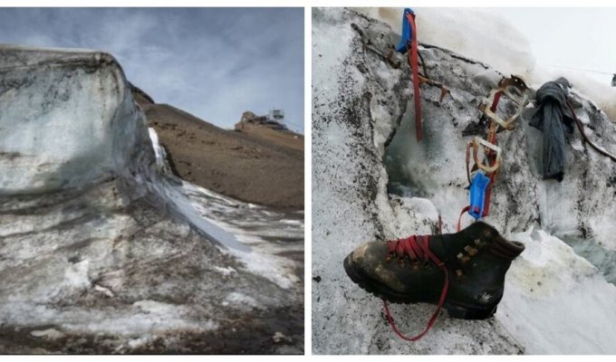 У швейцарських Альпах знайшли тіло альпініста, який зник 37 років тому (3 фото)