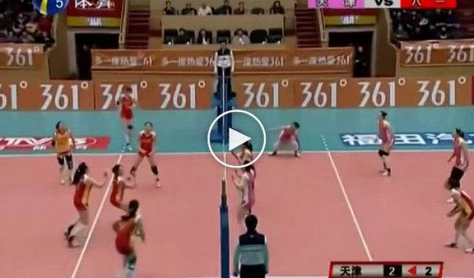 Противостояние китайских волейболисток
