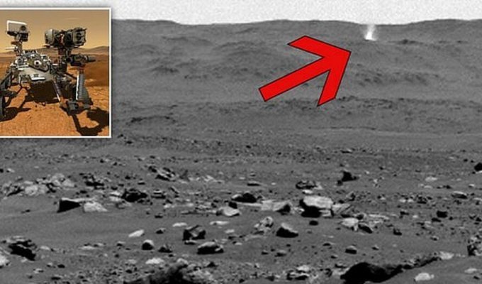 The Perseverance rover caught the “dust devil” (7 photos + 2 videos)