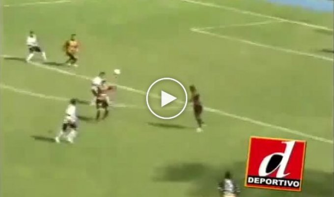 Нереальный гол в исполнение боливийского футболиста