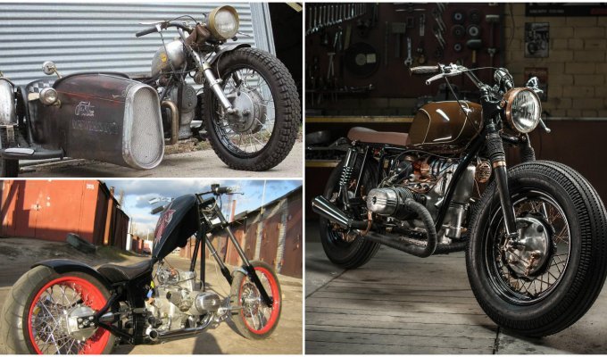 30 примеров шикарного тюнинга мотоцикла «Урал» (31 фото)