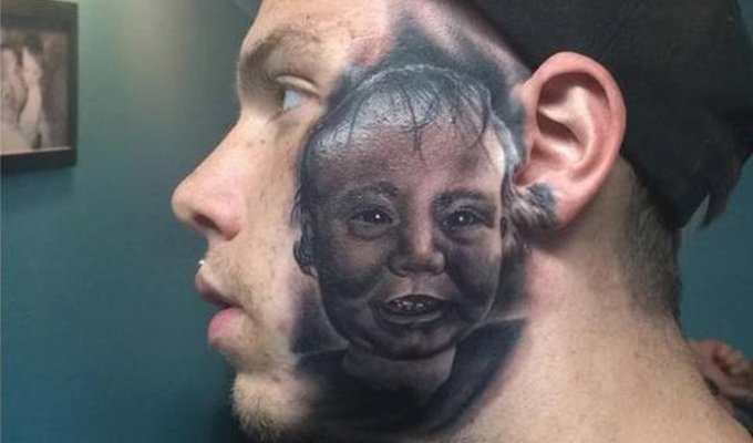 Безумные татуировки на лице (21 фото)